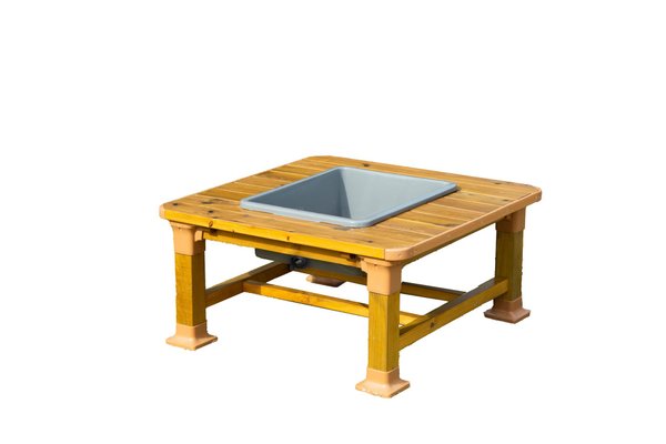 Mobilier - Mobilier extérieur - Table d'extérieur sable et eau. carrée