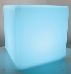 Motricité - Eveil Sensoriels et Tactiles - Cube lumineux sensoriel - LED - 40 cm