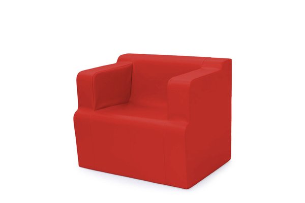 Puériculture - Fauteuils, coussins et accessoires d'allaitement - Fauteuil individuel allaitement 2 accoudoirs rouge