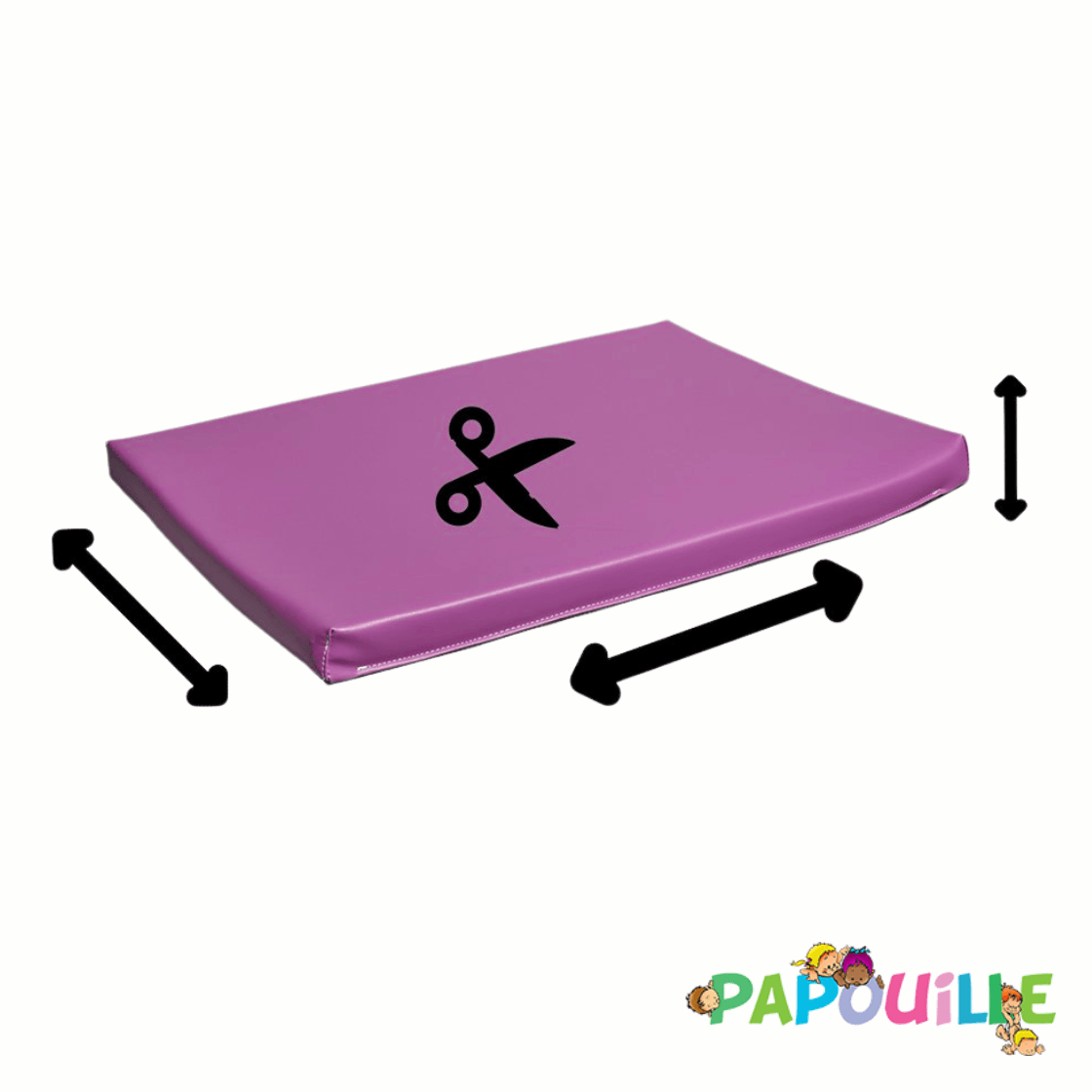 Matelas plat ep 4cm sur mesure groix