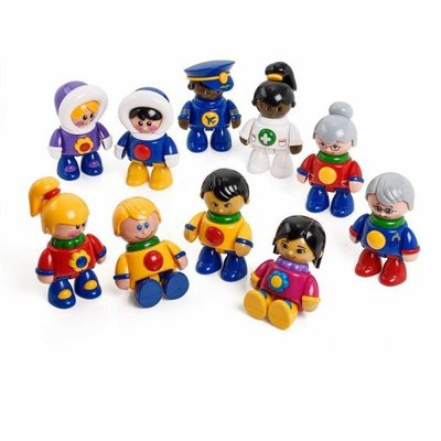 Jouets - Figurines - Personnages articulés 10 copains de la communauté du monde n°2