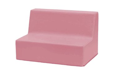 Mobilier - Meuble en mousse et Pouf - Banquette enfant 2 à 3 places en mousse pvc h. 17cm rose