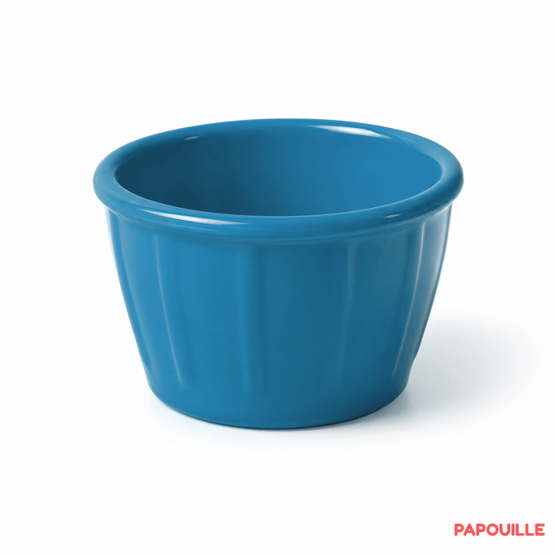 Coupe à compote en mélamine bleu