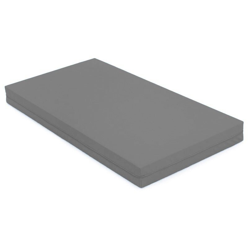 Lot de 5 matelas en tissu lavable 60 x 120 gris
