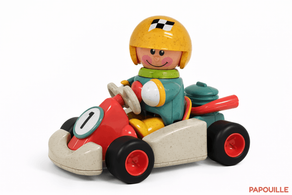 Jouets - Garages, Voitures et Circuits pour Enfant - Voiture de Kart avec personnage - Tolo Bio