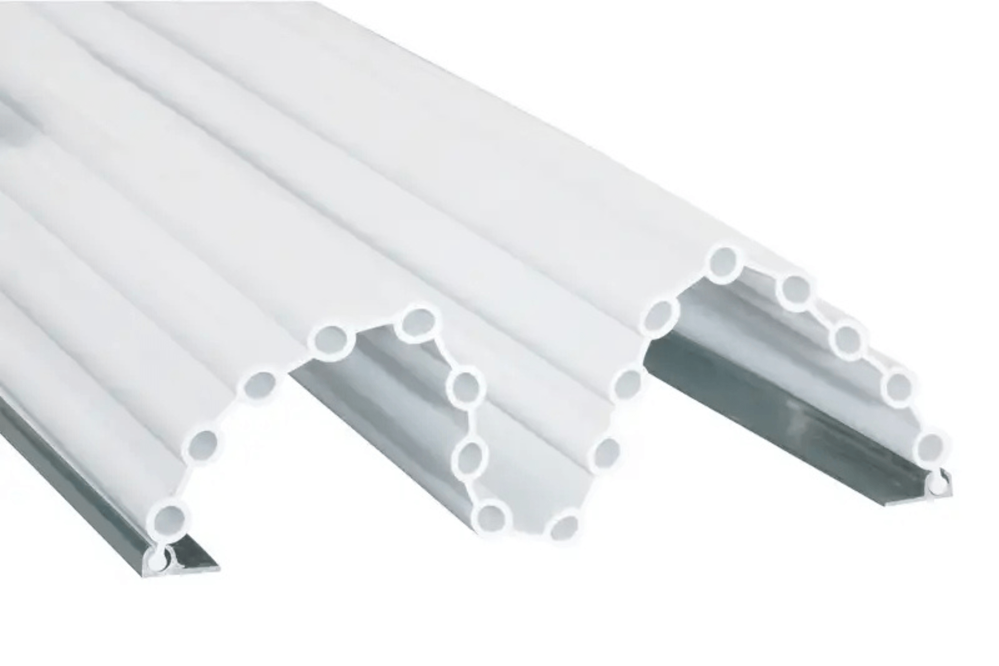 Anti pince-doigts Garomin 17 soufflets 2050 mm - Blanc