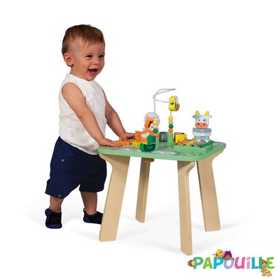 Jouets - Jouets à Empiler ou à Encastrer - ep // Table d'activités enfant en bois la prairie