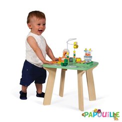Jouets - Jouets à Empiler ou à Encastrer - ep // Table d'activités enfant en bois la prairie