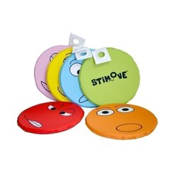 Motricité - Eveil Sensoriels et Tactiles - 6 Coussins émotion à accrocher 