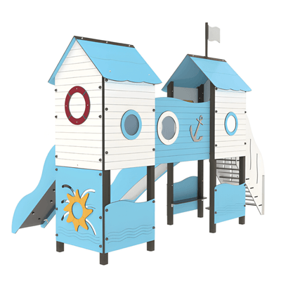 Mobilier - Aire de jeux et structure extérieure - Structure de jeux Mer Thalassa - Fixations courtes