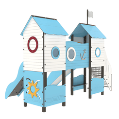 Mobilier - Aire de jeux et structure extérieure - Structure de jeux Mer Thalassa - Fixations courtes