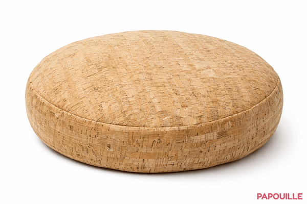 Mobilier - Meuble en mousse et Pouf - Lot de 4 coussins ronds en liège