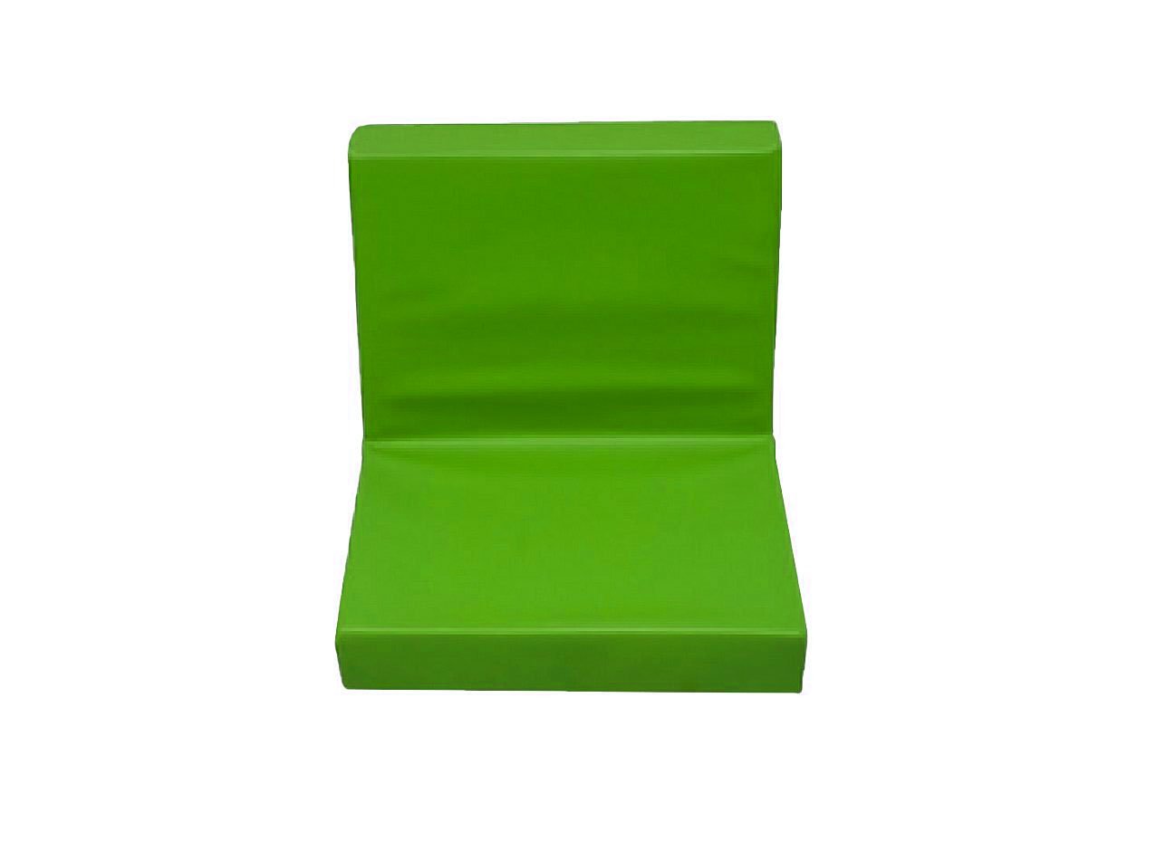 Siège assise au sol individuelle sans armature vert