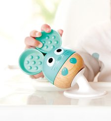 Jouets - Hochets et Jouets Sensoriels - 3 hochets à ventouse - animaux