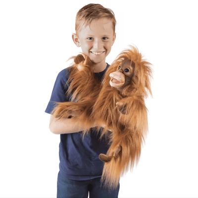 Jeux - Marionnettes, Théâtre  - Grande marionnette - Bébé orang-outan