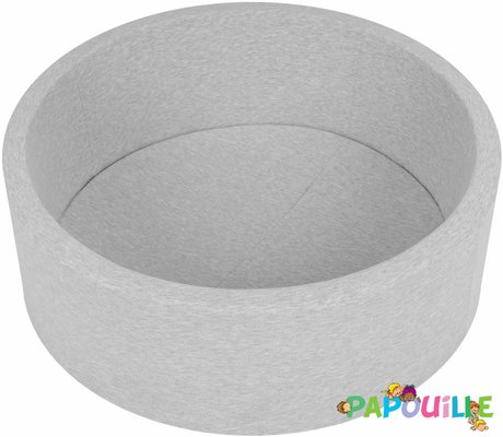 Motricité - Piscine à balles - Piscine à balles pour bébé avec 200 balles 90x30cm gris clair