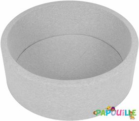 Motricité - Piscine à balles - Piscine à balles pour bébé avec 200 balles 90x30cm gris clair