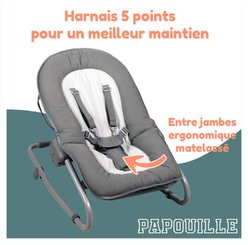 Puériculture - Transat Bébé, Balancelle Bébé - Transat bébé crèche 5 points