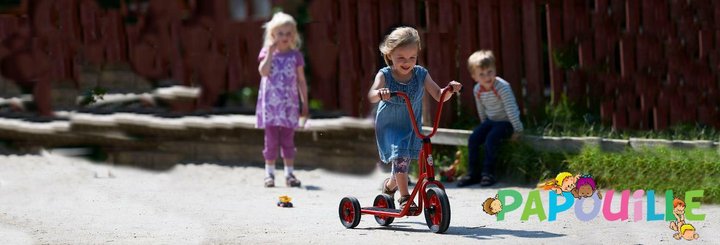 Jeux - Tricycles, Trotinette et Vélos - Trottinette enfant en métal à 3 roues mini viking