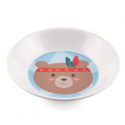 Repas - Assiettes Enfants et à Compartiments - Assiette à bouillie en mélamine ourson