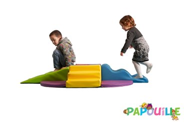 Motricité - Parcours de Motricité Crèche - Kit de modules essentiel tipas avec tapis en mousse pvc