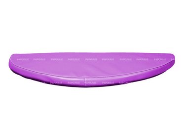 Motricité - Tapis de motricité bébé et enfant - Tapis 1/2 rond en mousse pvc 80 x 40 x 3cm lilas