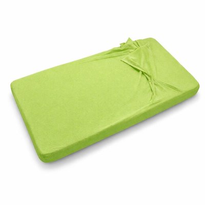 Couchage - Linge de Lit Bébé, Enfant  - Combi drap éponge portefeuille 60 x 120 cm vert