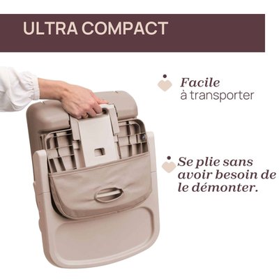 Puériculture - Chaise haute bébé et Siège Repas - Siège repas et rehausseur Bento pliable - Chicco