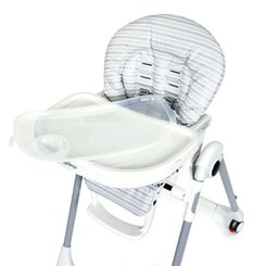 Puériculture - Chaise haute bébé et Siège Repas - Chaise haute prima pappa follow me 3 réglable en hauteur / gris
