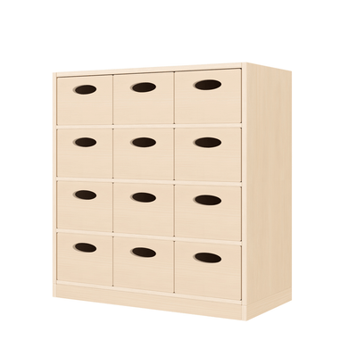 Mobilier - Meuble de rangement scolaire - Meuble de rangement 12 bacs - Mila