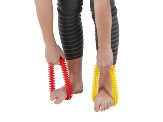 Motricité - Baby gym - Lot de 4 anneaux tactiles