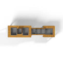 Mobilier - Mobilier extérieur - Set de 3 tables d'eau en plein air