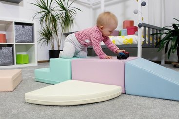 Motricité - Parcours de Motricité Crèche - Kit de motricité en mousse 5 pièces