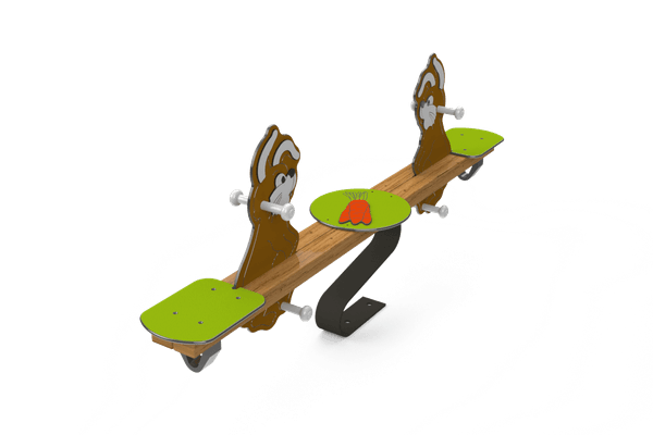 Mobilier - Aire de jeux et structure extérieure - Jeux à ressort double lapinous Fix Long