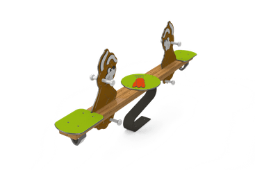 Mobilier - Aire de jeux et structure extérieure - Jeux à ressort double lapinous Fix Long