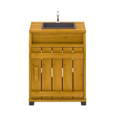Mobilier - Mobilier de jeux d'imitation - Evier d'extérieur en bois 