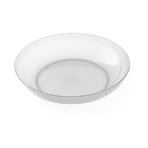 Assiette creuse polypropylène transparent