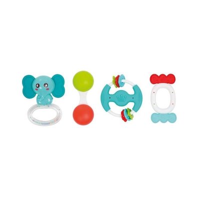 Jouets - Hochets et Jouets Sensoriels - Coffret 4 hochets 