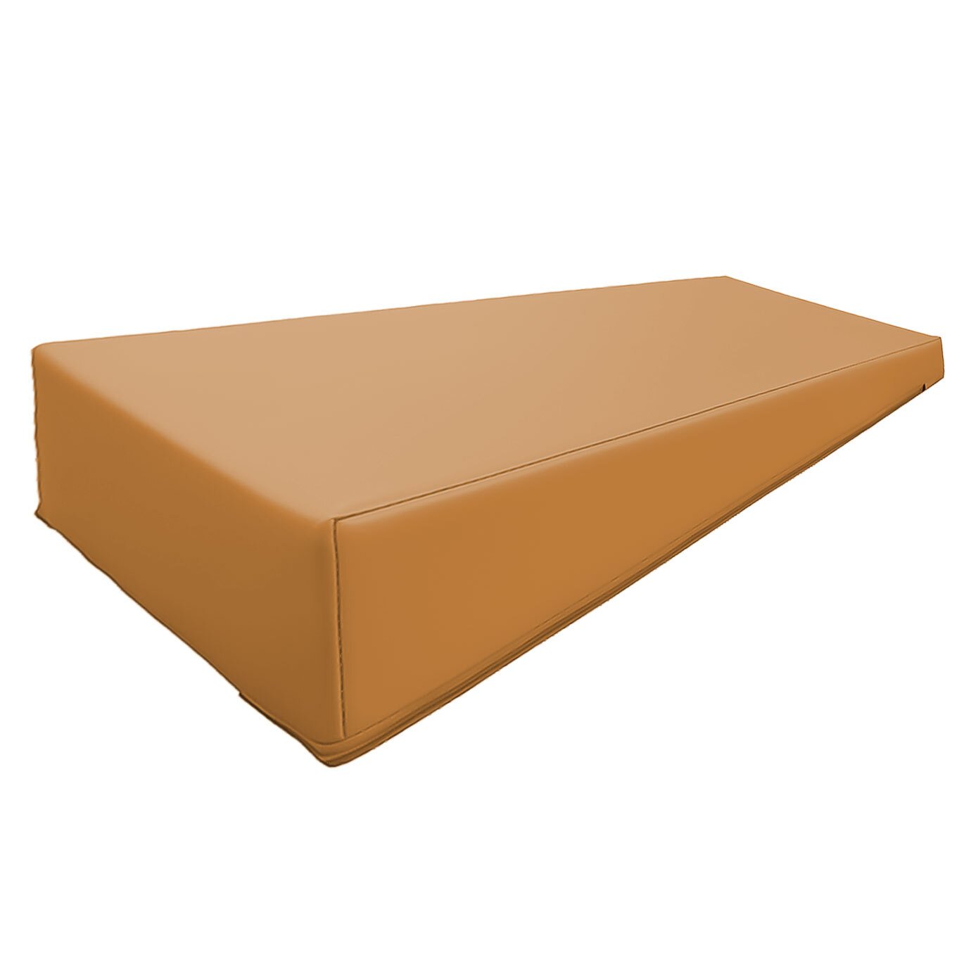 Module trapèze en mousse pvc h.23cm abricot