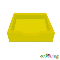 Motricité - Piscine à balles - Bac en mousse pvc pour piscine a balle jaune