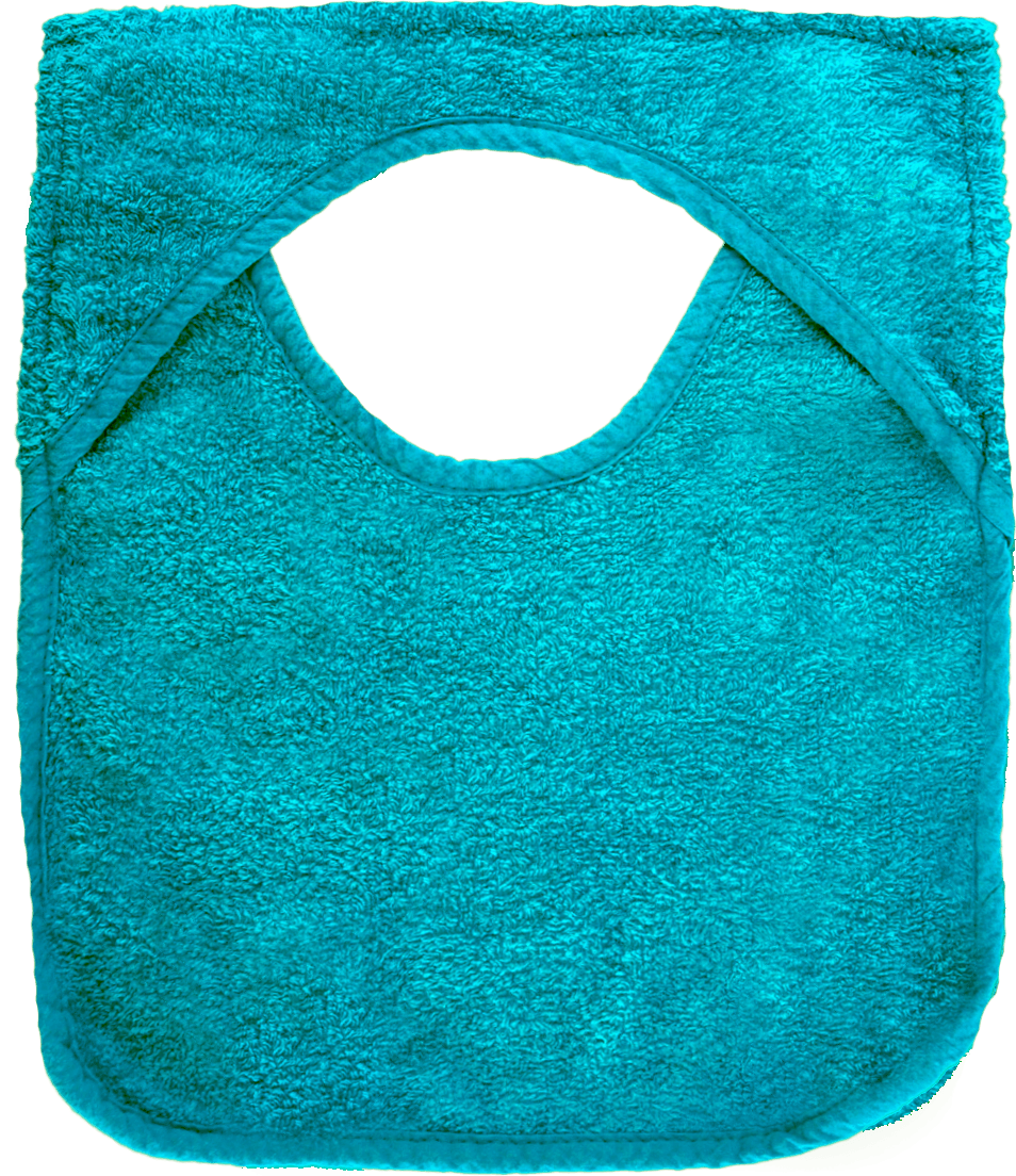 Bavoir américan 30 X 40 Bleu
