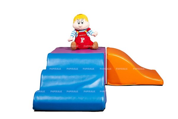 Motricité - Parcours de Motricité Crèche - Kit modules vague onde avec velcro en mousse pvc