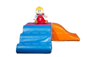 Motricité - Parcours de Motricité Crèche - Kit modules vague onde avec velcro en mousse pvc