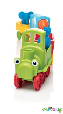 Jouets - Jeux de Construction - Mon 1 er train safari aimanté