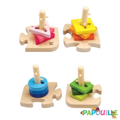 Jouets - Jouets à Empiler ou à Encastrer - Puzzle à boutons créatif pour collectivité