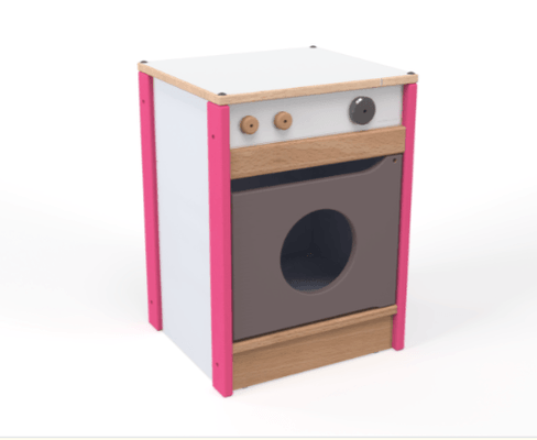 Mobilier - Mobilier de jeux d'imitation - Machine à laver pour enfants - Framboise