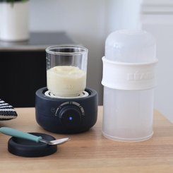 Repas - Chauffe biberon et stérilisation - Baby milk second grey : chauffe biberon vapeur