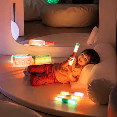 Motricité - Eveil Sensoriels et Tactiles - Bâton lumineux - Lot de 12