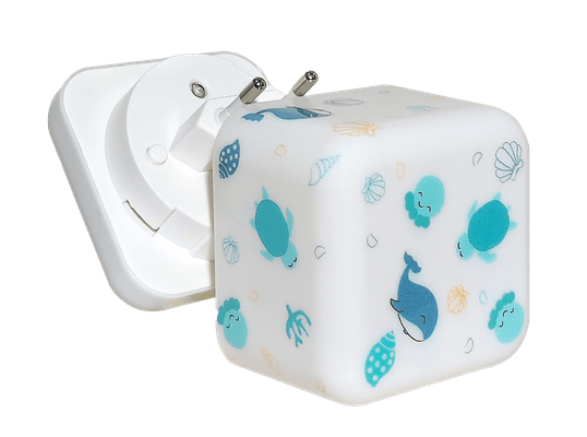 Couchage - Mobile de Lit Bébé et Veilleuse - Cube veilleuse sonore - Océan