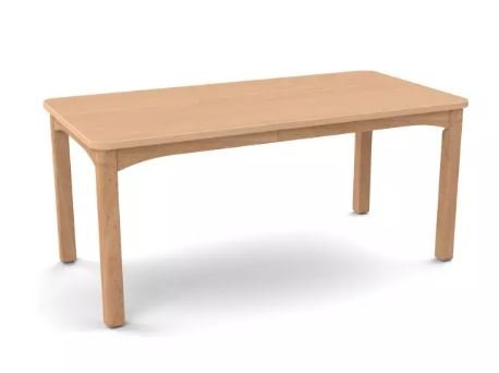 Mobilier - Table crèche et scolaire - Table en bois 120 x 80 cm T1 - Naturel